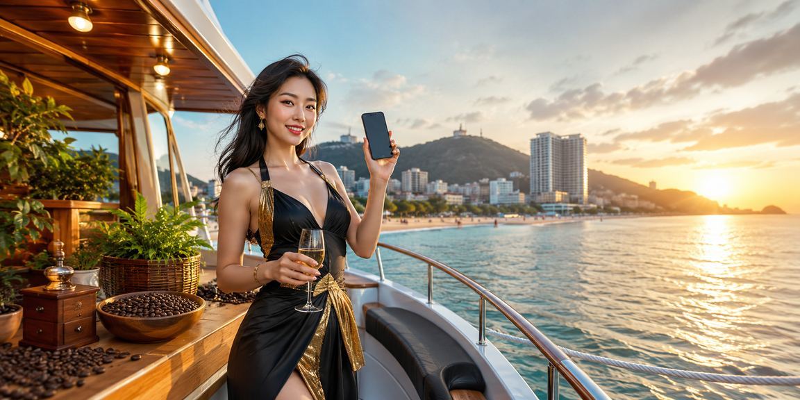 Người chơi tại Vũng Tàu thư giãn và trải nghiệm game mới tại quán cà phê ven biển